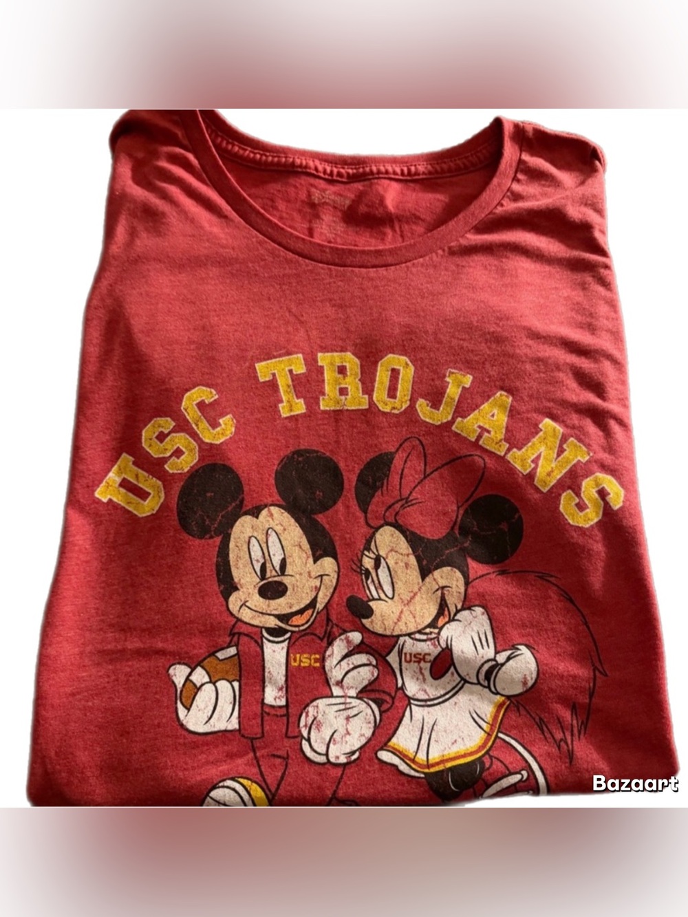 USC Trojans Mickey & Minnie Disney Graphic T-Shirt | Women’s - Picture 2 of 4